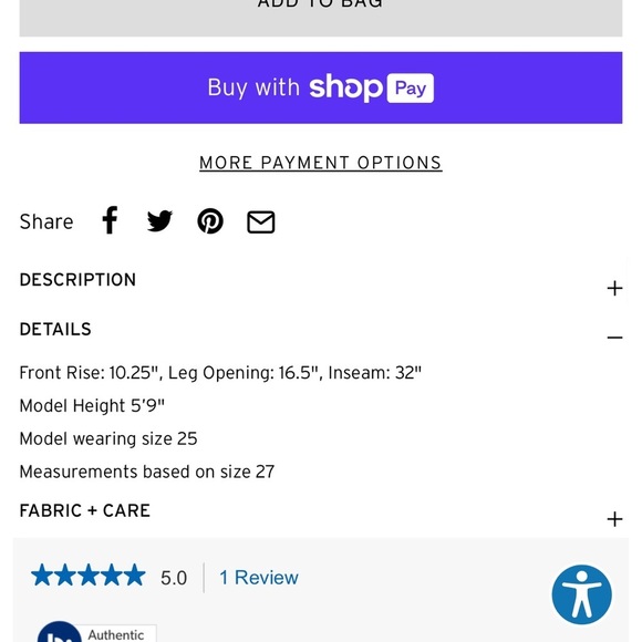 Hudson Barbara High Rise Baby Bootcut Coated Jeans Size 33/16 Caramel Cafe - Picture 14 of 15